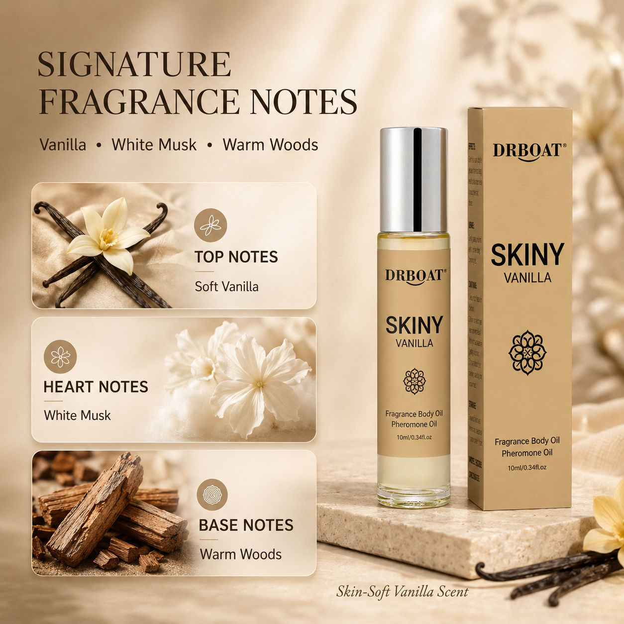 남성용 롤온 향수 오일, 피부처럼 부드러운 바닐라 화이 - Perfume Fragrance Oil 리뷰 및 가격