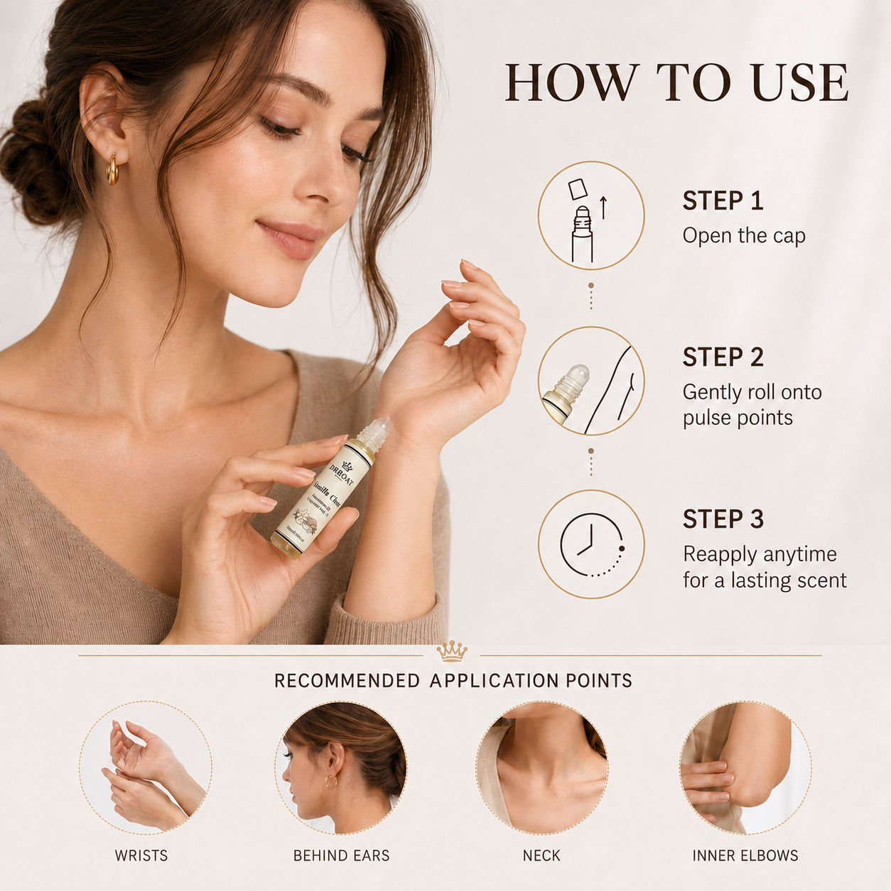 여성용 바닐라 초콜릿 샌달우드 롤온 향수 오일, 알코올 - Perfume Fragrance Oil 리뷰 및 가격