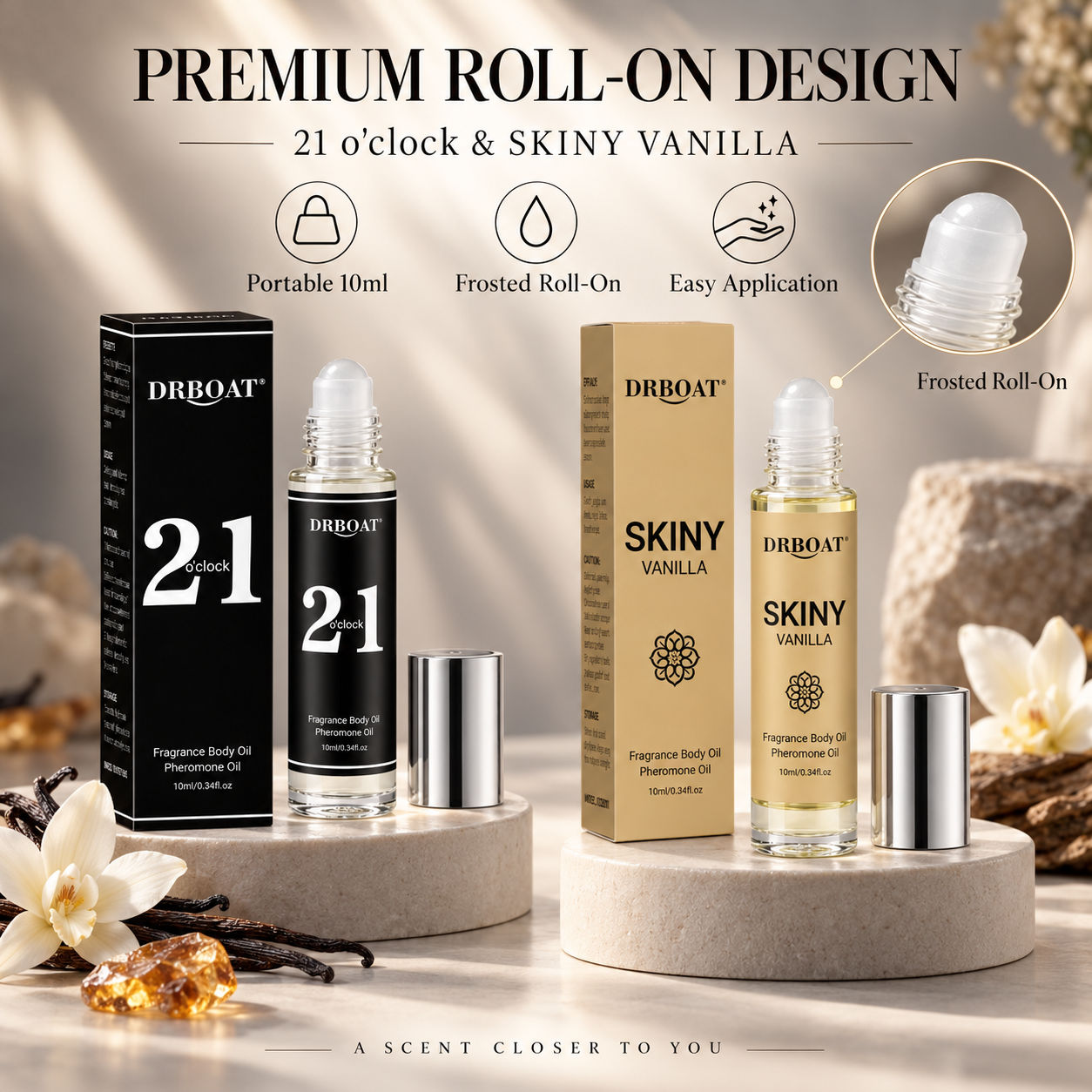 남성용 롤온 향수 오일, 카라멜 앰버 바닐라 & 부드러 - Perfume Fragrance Oil 리뷰 및 가격